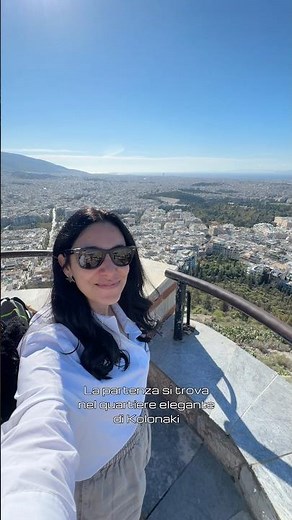 La vista a 360 gradi su Atene