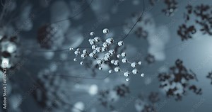 Vonoprazan rotating 3d molecule, molecular structure of voquezna, seamless video