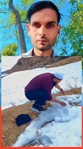 बर्फ़ से बुजू 🥰🥰🕋🕋