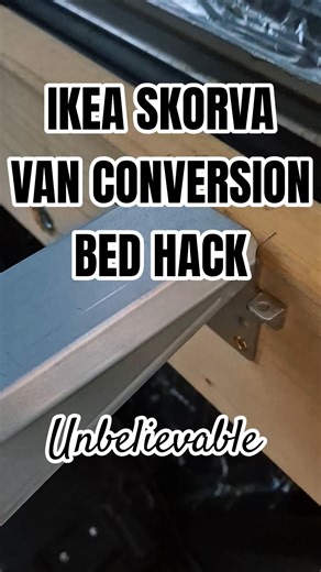 Van conversion IKEA bed hack | Wow!!! Unbelievable!!! Skorva bed