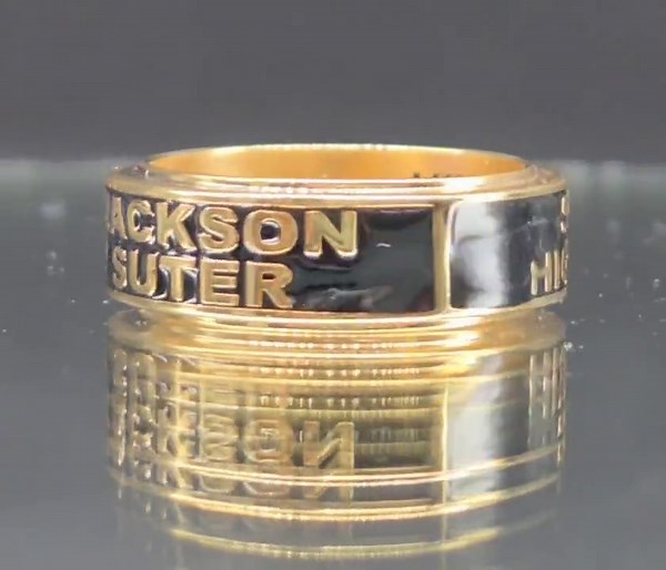 Custom 2026 Class Ring, Pink Ruby Stone, Lion Crest Band, Personalized Graduation Jewelry - Etsy UK