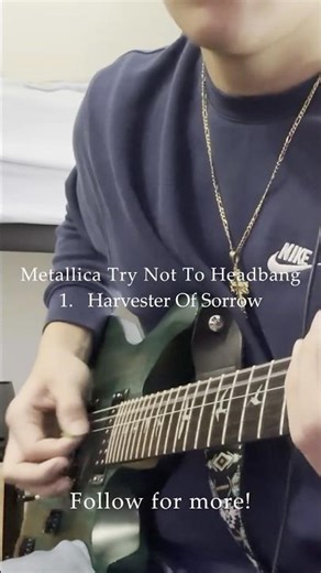 Metallica Try Not to Headbang #guitar #metal #metallica