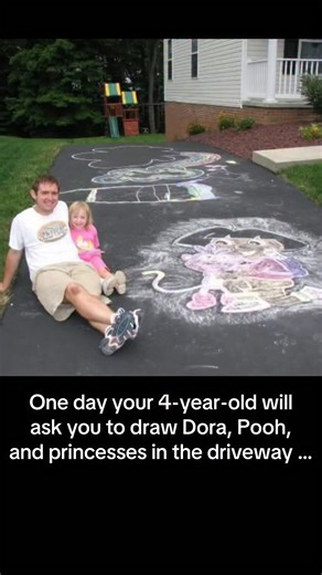 Never would have guessed where chalk art would take me when Jaycie first asked me to draw Cinderella 20 years ago — and Dad had zero art training. #chalkart #chalk | The Chalking Dad
