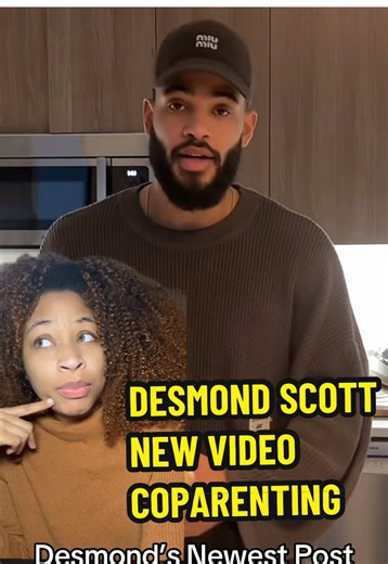 Desmond is definitely trying to get into his solo content creator bag more. #DesmondScott #KristySarah #desmondandkristy #coparenting #greenscreen