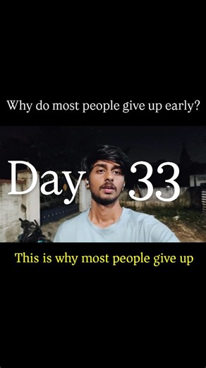 Krishna on Instagram: "Day 33/365 . It's just a part of the journey .Trust the process. This is why most people give up so early. 1. Overthinking 2. Forgetting the script 3. Stuttering 4. Lack of motivation #overthinking #365days #documenting #motivation #process"