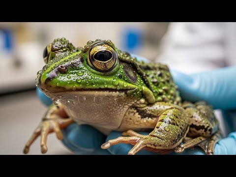 Inside the Bullfrog Farm | How Giant Bullfrogs Are Raised | Extreme Animal Farming Documentary