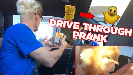Drive-thru magic prank