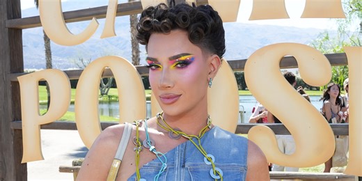 James Charles almost fights girl after 'stepping on her shoe'