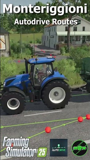 FS 25 🚜 Autodrive Routes - Monteriggioni🎥✨