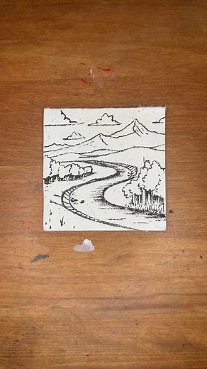 You can draw this river! it’s as EASY as drawing an S #howtodraw #river #drawingtutorial #landscape