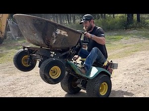 i made the world best powered wheelbarrow