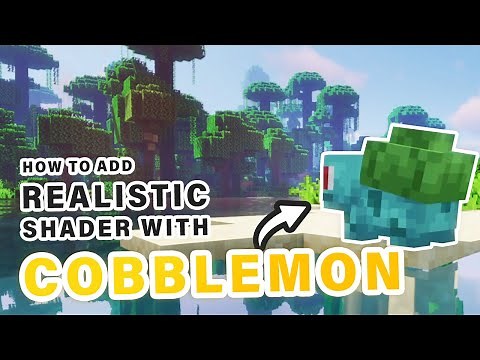 How to Install Realistic Shaders with Cobblemon Mod | Pokemon In Minecraft ► Minecraft