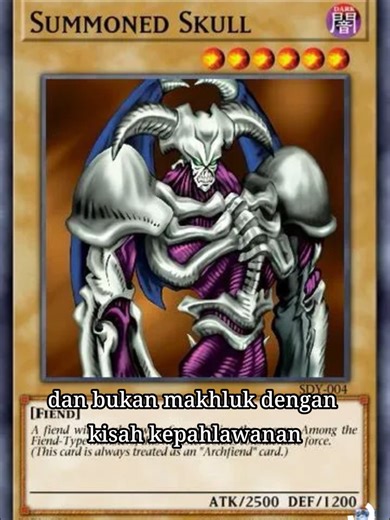 Summon Skull: Simbol Kekuatan Gelap di Yu-Gi-Oh!