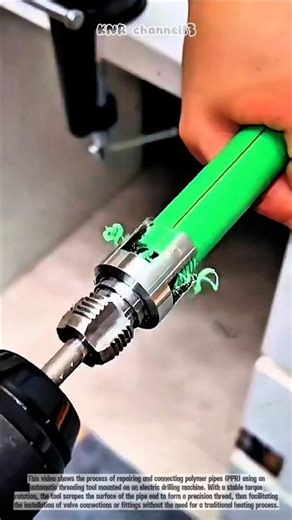 Thread Making and Pipe Connection Installation Process#shorts #satisfying #welding #working