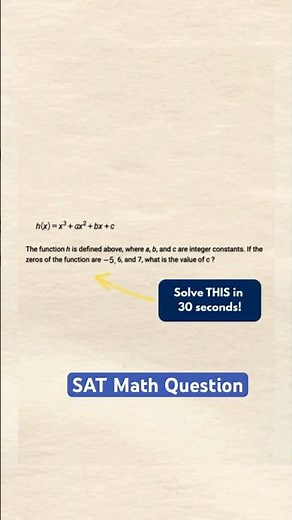 Solve this SAT question with desmos #maths #sat #test