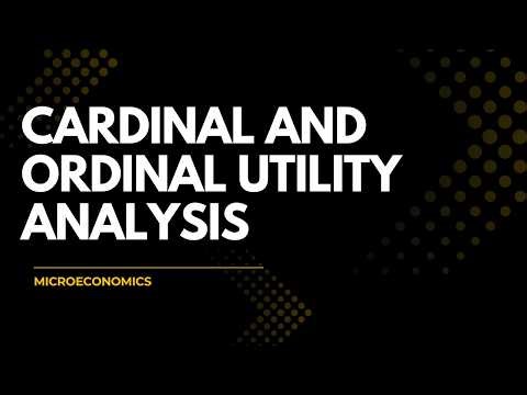 Cardinal and Ordinal Utility