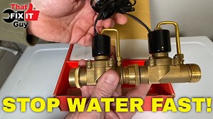STOP Washing Machine Flooding Fast! These valve are a great discovery before damage method. FLOODSTOP!! Washing machine flood protection like a water sensor is great way to prevent water damage in an emergency type situation, Subscribe here :https://www.youtube.com/c/ThatFixItGuy?sub_confirmation=1 Floodstop washing machine link: https://amzn.to/3asc9Xs 420 Channellock pliers link: https://amzn.to/2UqkBRJ Mini tape measure link: https://amzn.to/2WP62sh Ryobi drill bit set link: https://amzn.to/2