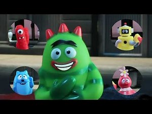 Yo gabba gabba robot chicken then acid through the wall sings