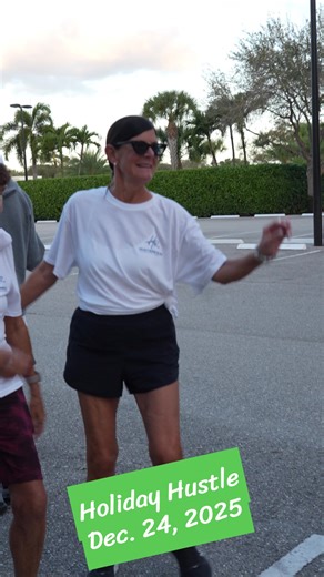 Kicked off a new holiday tradition at Hunters Run in 2025: first "Holiday Hustle" walk-run. A morning of movement and gathering with friends and family in the fresh Florida air. #huntersrun | Hunters Run Country Club