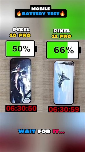 ⚡🔋 GOOGLE PIXEL 10 PRO vs PIXEL 11 PRO BATTERY TEST!! 🚀💠🛡️