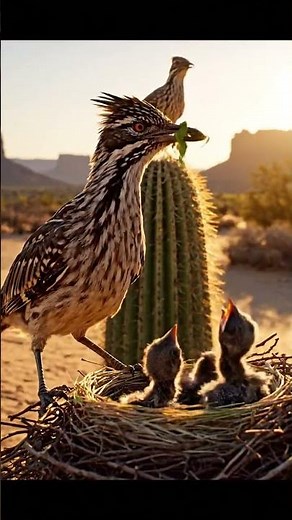 How a Roadrunner Raises Its Chicks | Incredible Bird Parenting in the Wild