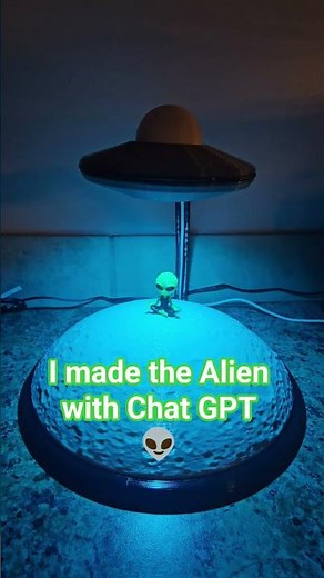 Alien Yoga Moon Lamp 👽