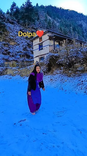 #enjoying #Snow#fall #dolpa #fypシ゚ #❤️ #💟