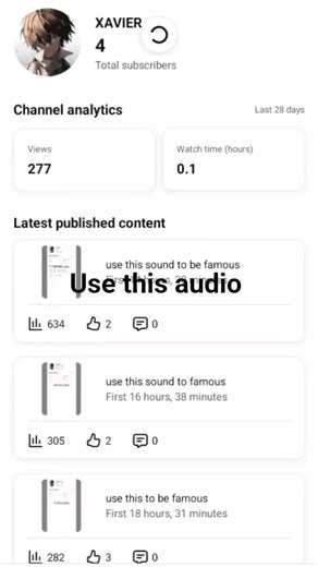 use this sound to get famous
