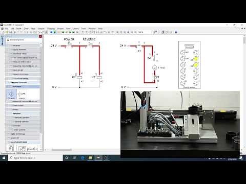 Forward and Reverse Motor Control Using FluidSIM