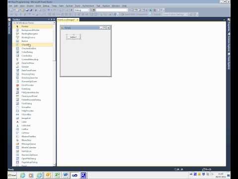 1.4 Software Recipe - Showing and Hiding Toolbars, Visual Studio 2010 (C#)