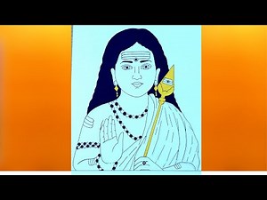 how to draw murugar drawing | lord murugan drawing easy step by step video