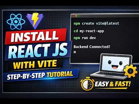 Install React App Using Vite | Simple Beginner Guide