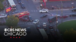 Crash causing delays off Kennedy Expressway on Chicago's North Side
