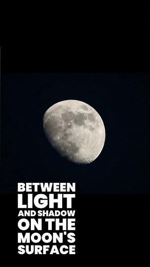 The moon phase you see in daylight ✨ (waxing gibbous explained) #astronomy2026 #moon #space