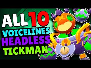 All 10 Headless Tickman Voicelines + Pins!! | New Legendary Skin #subwaysurfers