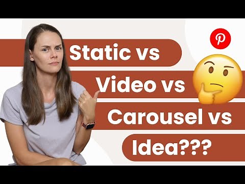 What Are Pinterest Idea Pins, Static Pins, Video Pins and Carousel Pins (+When to Use Each)