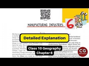 Manufacturing Industries: Class 10 Geography - A Comprehensive Video Guide