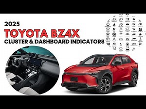 2025 Toyota BZ4X Cluster Display & Dashboard Warning Indicators Guide