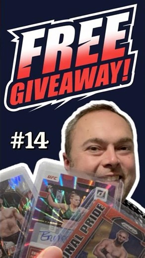 FREE UFC Cards Giveaway! Week [14] – Enter Now! #ufc #mma #wwe #unboxing #sportscards