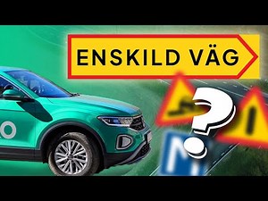 Landsväg Som Saknar Skyltar? Enskild väg
