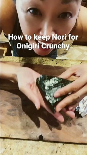 How to Keep Nori for Onigiri Crunchy