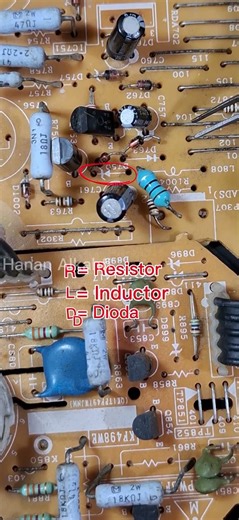 component symbols and codes on the PCB