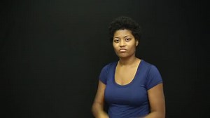 Watch how to sign 'focusing' in American Sign Language.