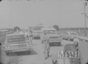 #OTD in 1964, the bodies of the civil rights workers James Chaney, Andrew Goodman, and Michael Schwerner were found in an earthen dam in Neshoba County. The three men were members of SNCC’s Freedom Summer project and were initially sent to investigate a fire bombing at the Mt. Zion Methodist Church. After being reported missing for over a month, their bodies were later discovered after a tip disclosed their location. Learn more about the 1964 Freedom Summer murders in the Mississippi Civil Right