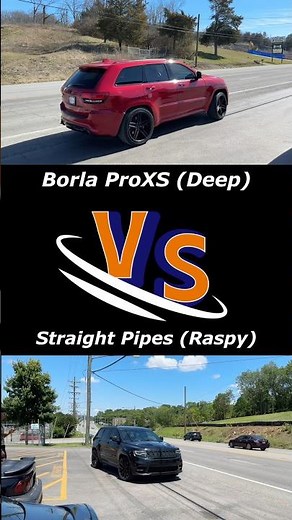 Deep vs Raspy Exhaust Sound Jeep SRT 6.4L HEMI V8!