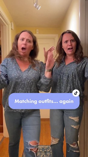 Identical Twins Matching Outfits Challenge