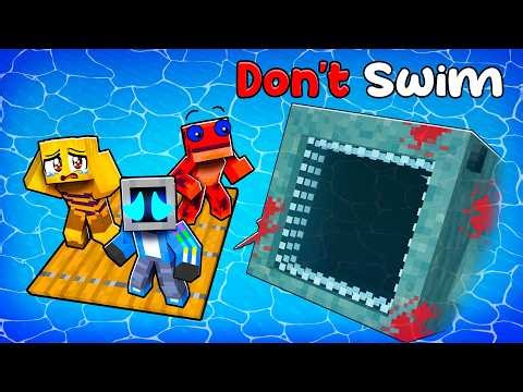 Surviving the BLOOP on One Raft in Minecraft!