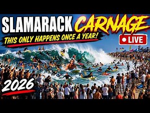🔴 LIVE: Absolute Surf CHAOS! This Only Happens Once a Year | Slamarack 2026