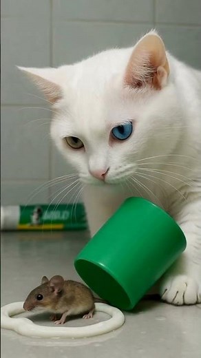 Rat Spotted in the Bathroom! The Cat Did THIS with Toothpaste…! 🐭😱 #cat