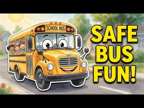 Beep Beep School Bus Safety Song | Learn Bus Safety & Excitement of Going to School